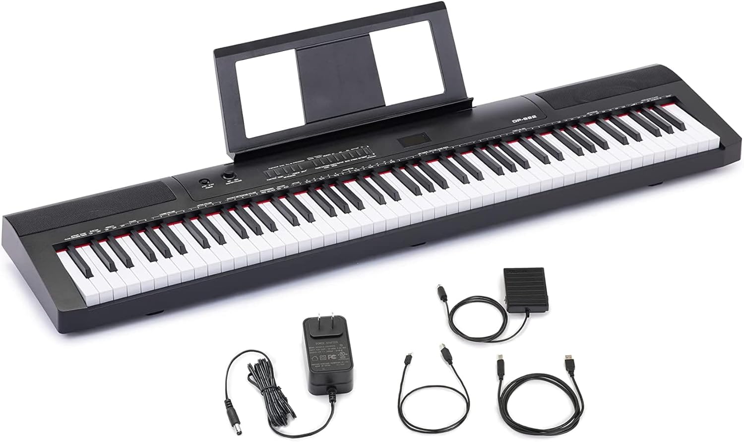 88-Key Electric Keyboard with Lesson Mode