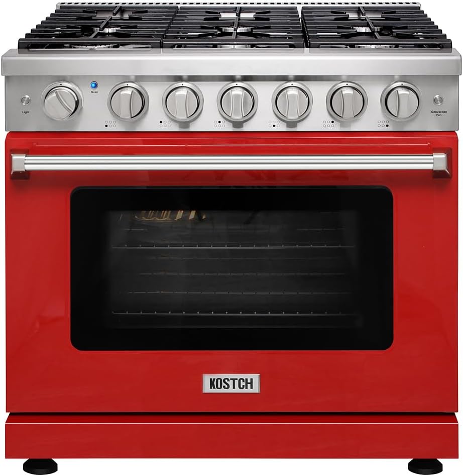 36 inch Professional Freestanding Gas Range with 6 Burners