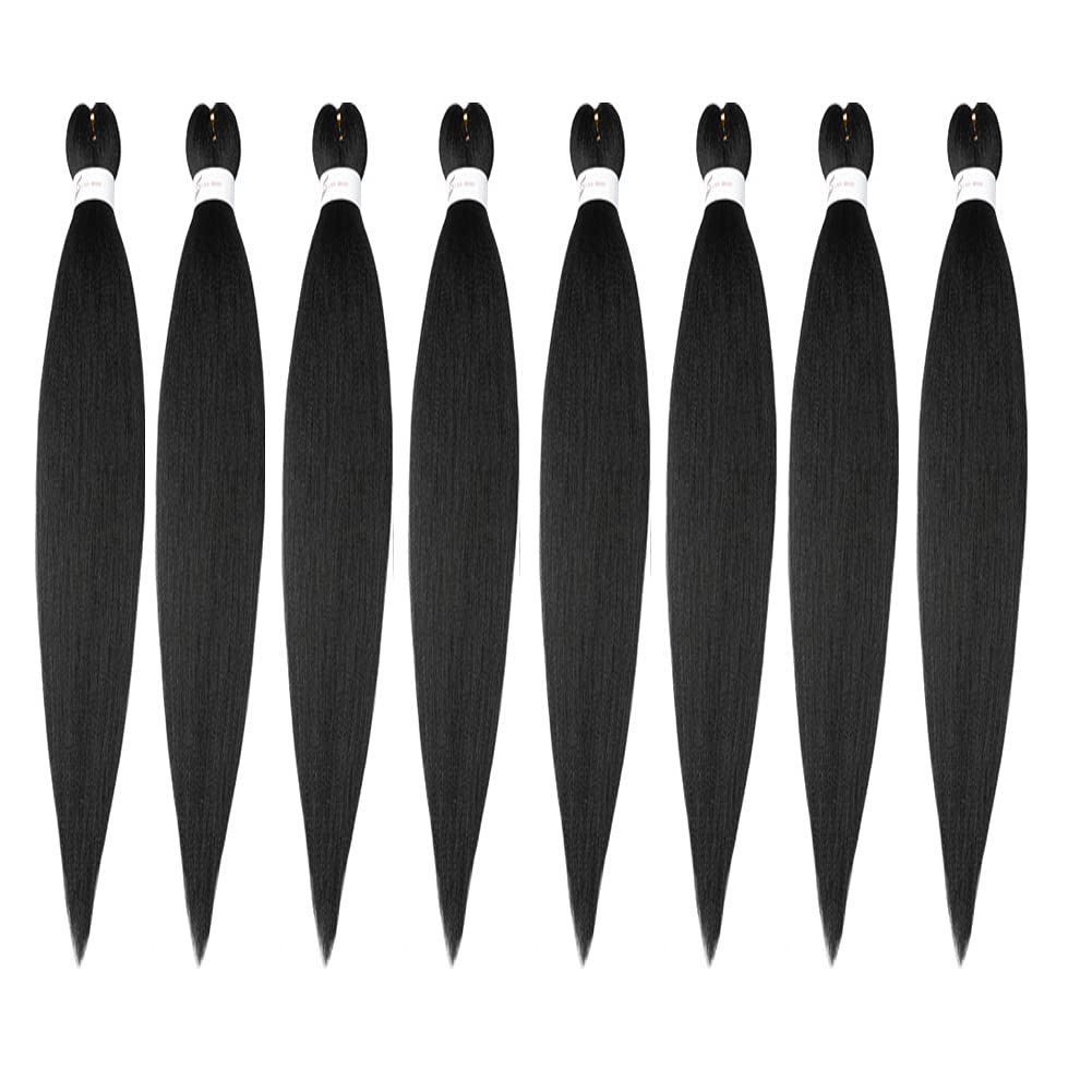 Pre Stretched Braiding Hair Extensions for Natural Black Styles