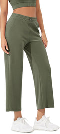 Women's Modal Soft Wide Leg Pants High Waist with Pockets