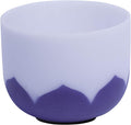 432Hz A 3rd Eye Chakra Singing Bowl with Lotus Design Mallet