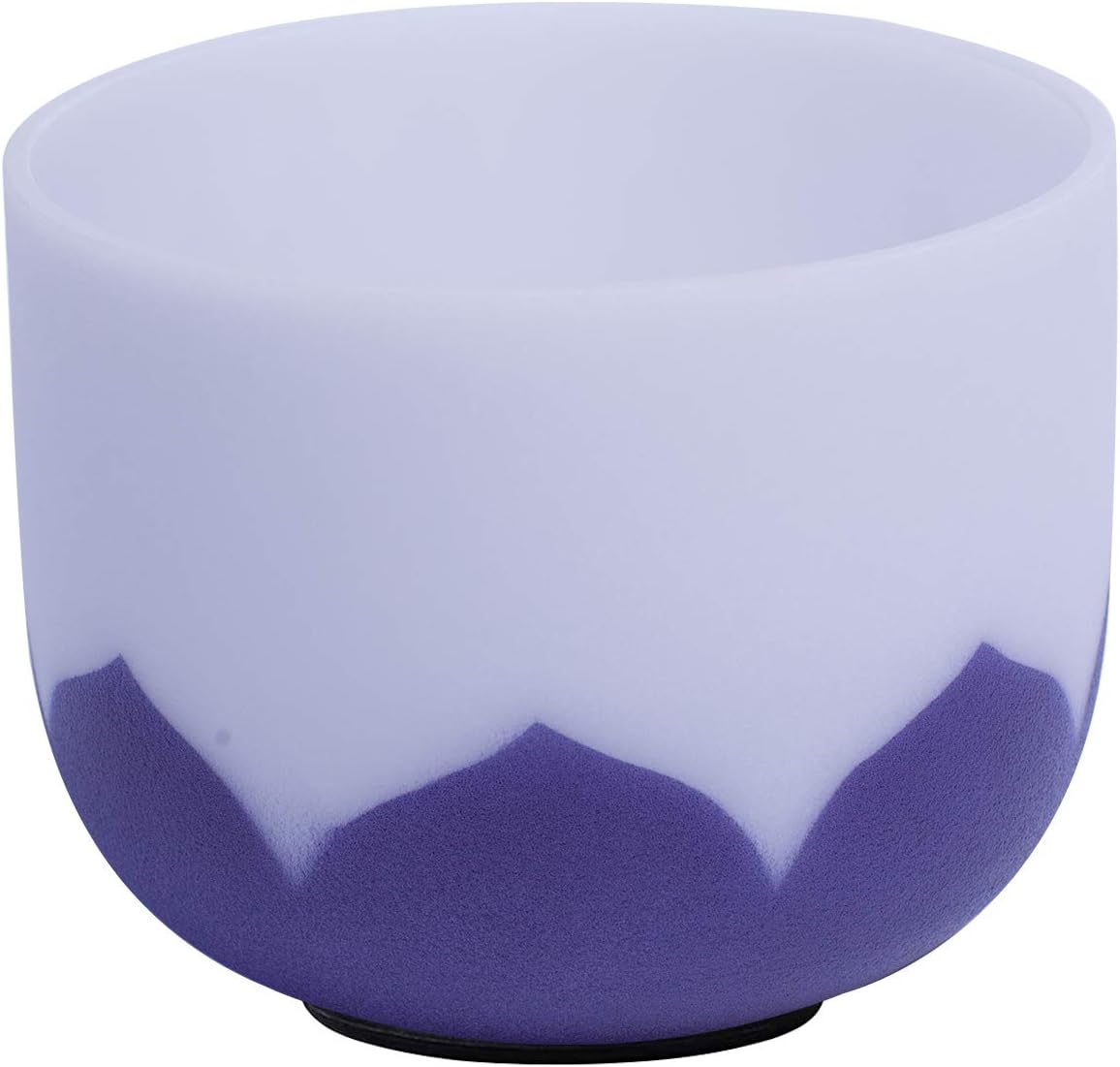432Hz A 3rd Eye Chakra Singing Bowl with Lotus Design Mallet
