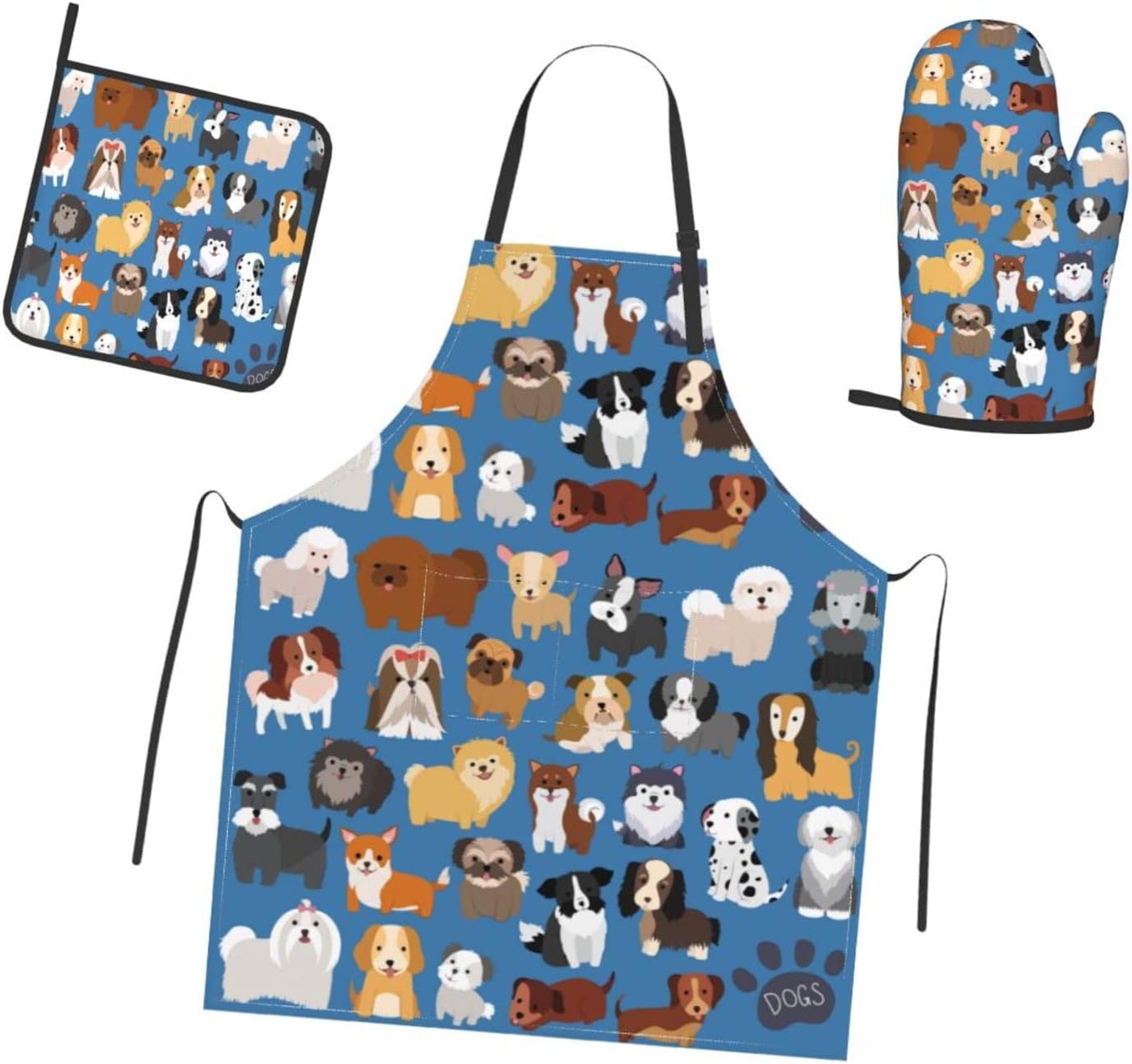 Waterproof Bunny Kitchen Set - 3 Pieces