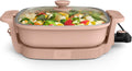 bella Make & Take Electric Skillet - Space-Saving, Family-Sized Cooker