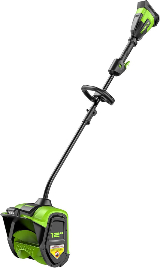 Greenworks 40V 12in Brushless Cordless Snow Shovel for Easy Use