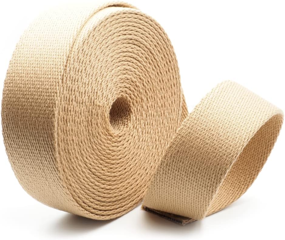 CRAFTMEMORE Heavy Cotton Webbing for Arts and Crafts Projects