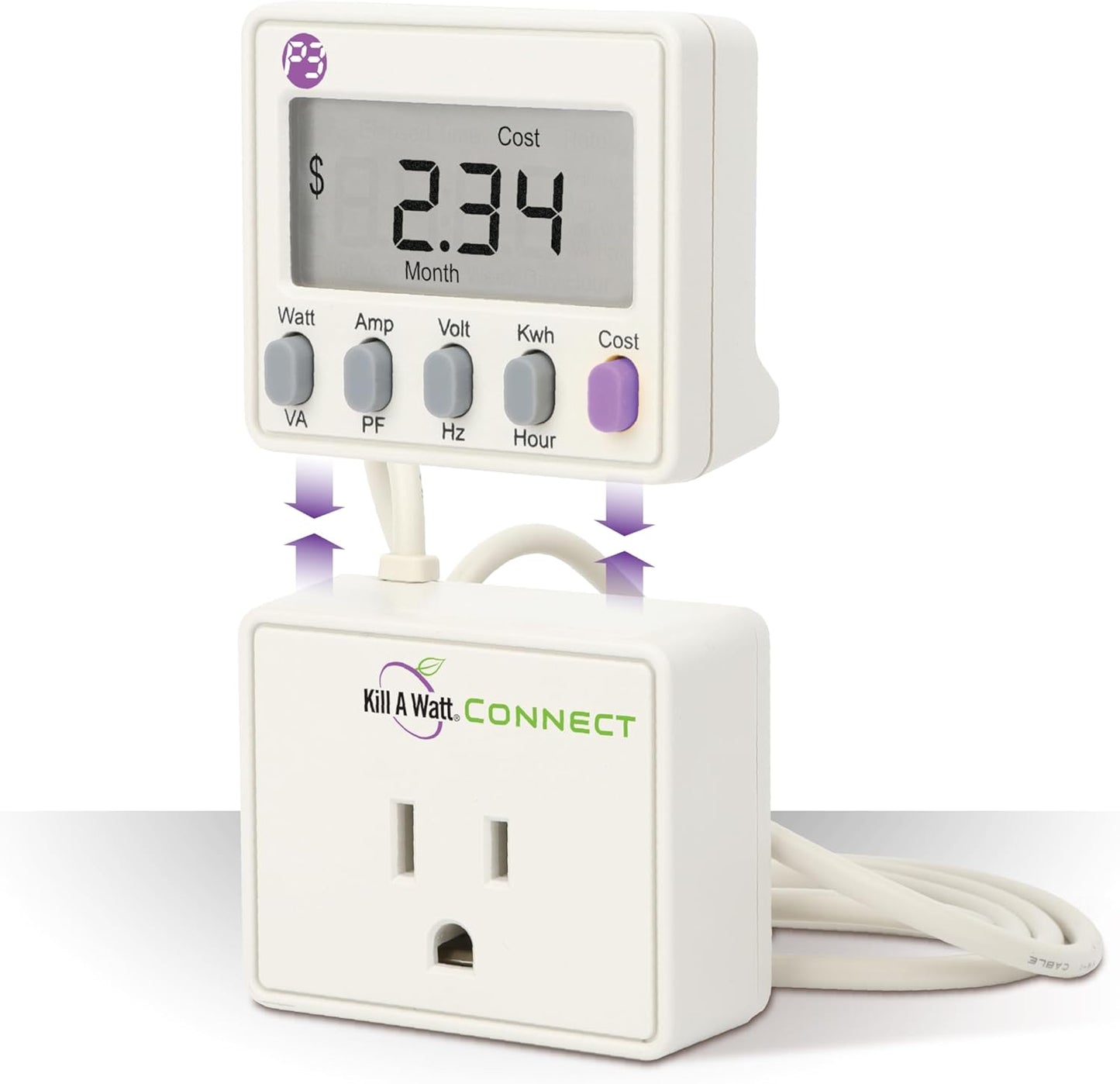 Kill A Watt Connect P4498 Electricity Usage Monitor for Home