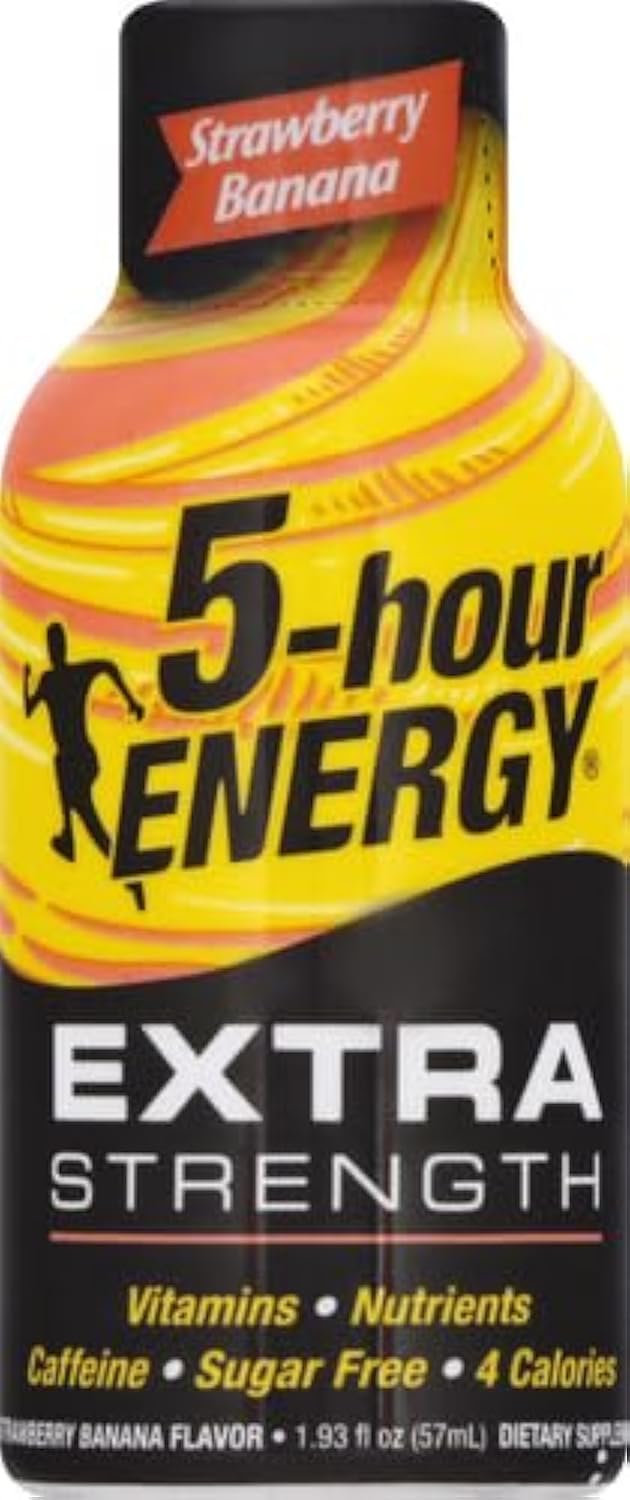 5-Hour Energy Extra Strength Sugar Free Strawberry Banana Shot