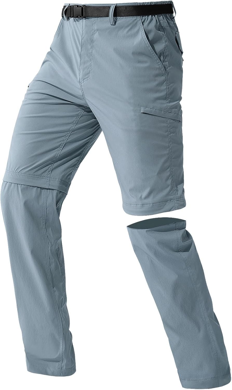 FREE SOLDIER Men's Outdoor Convertible Hiking Pants for Adventure
