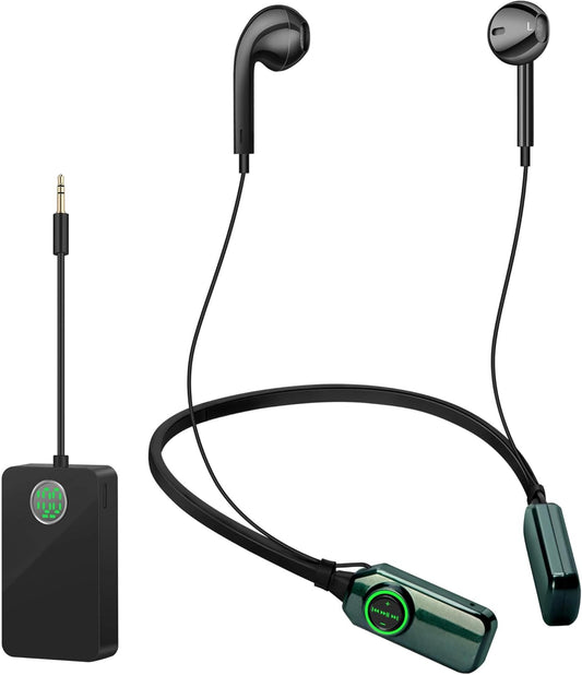 Ultimate Wireless TV Headphones - No Audio Delay, 100FT Range, 30H Battery