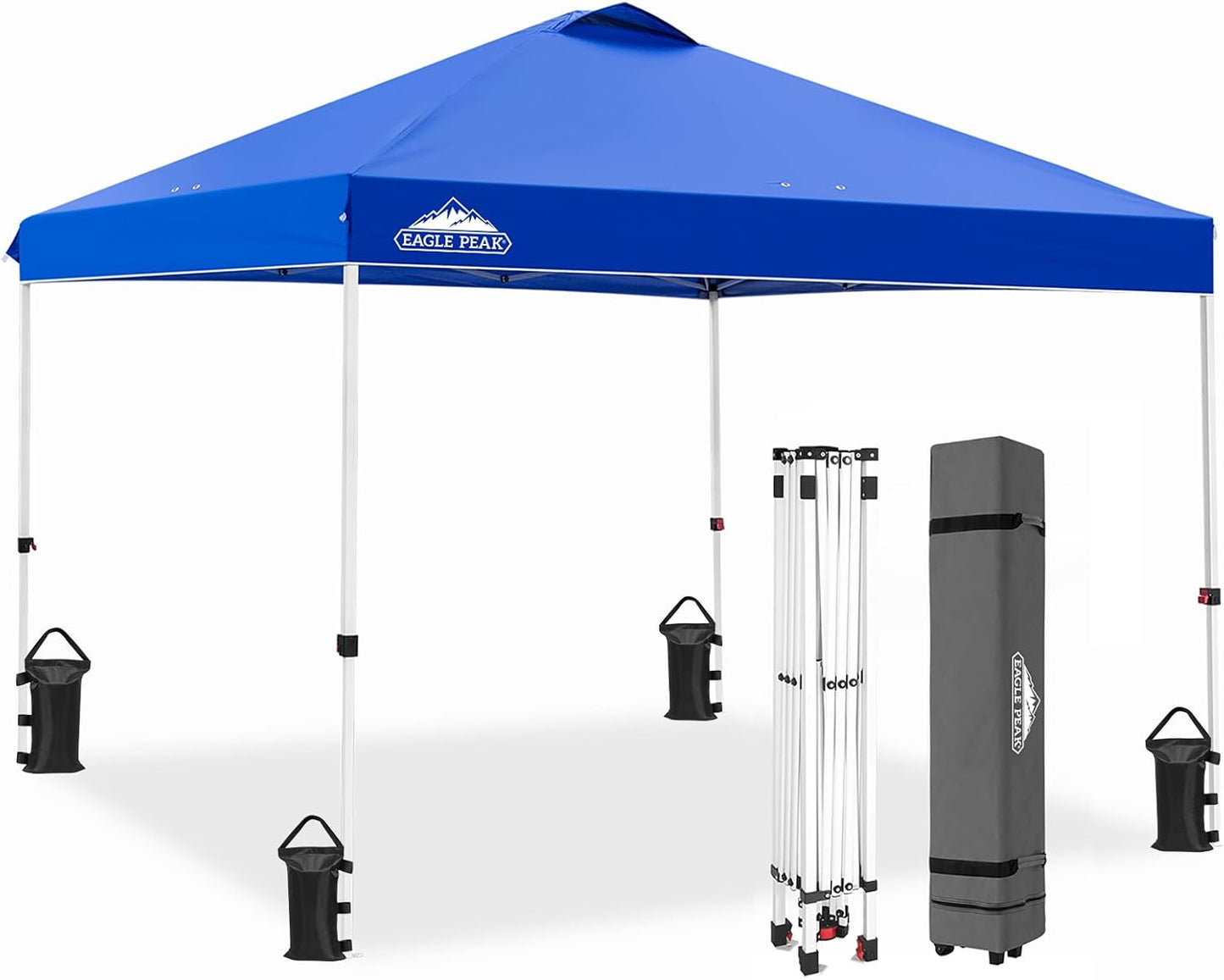 EAGLE PEAK Pop Up Canopy Tent for Easy Outdoor Setup