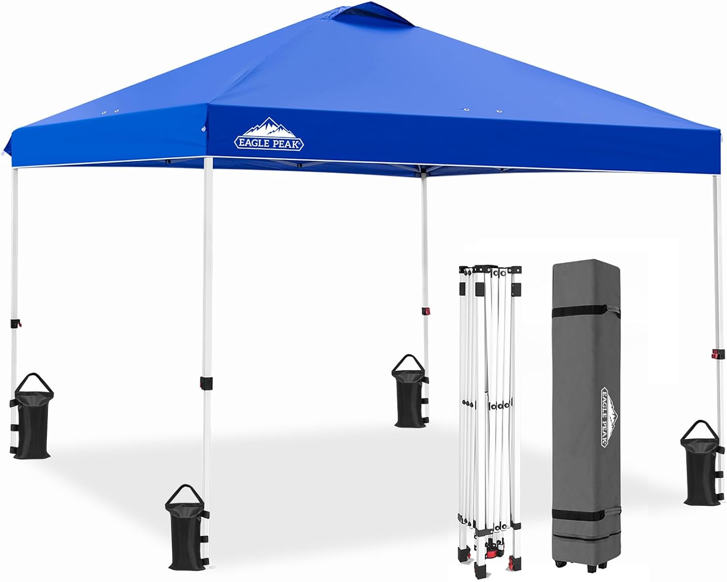 EAGLE PEAK Pop Up Canopy Tent for Easy Outdoor Setup