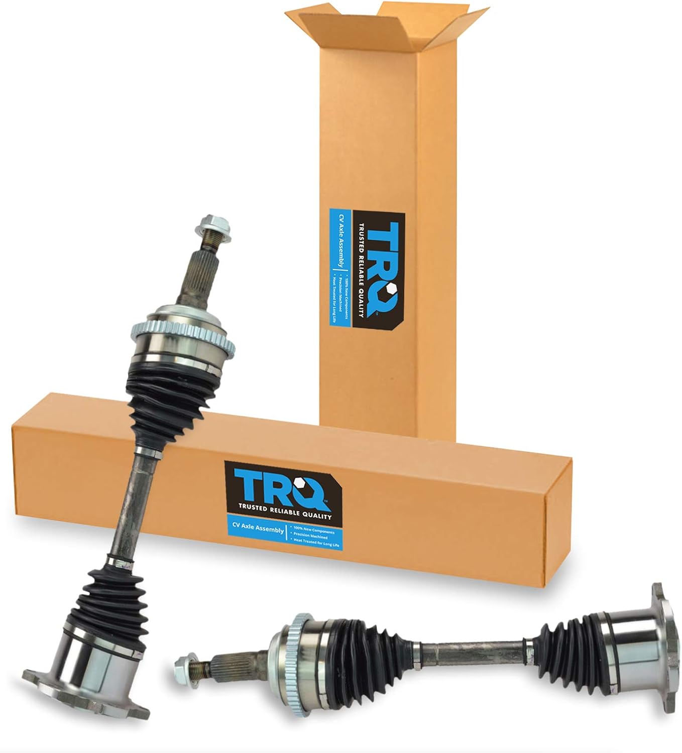 TRQ Front Driver and Passenger CV Axle Shaft Assembly Set