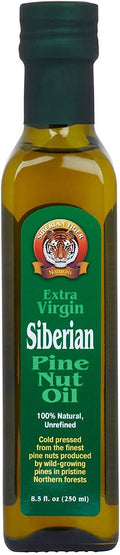 Extra Virgin Siberian Pine Nut Oil 8.5 oz - Natural Digestive Support