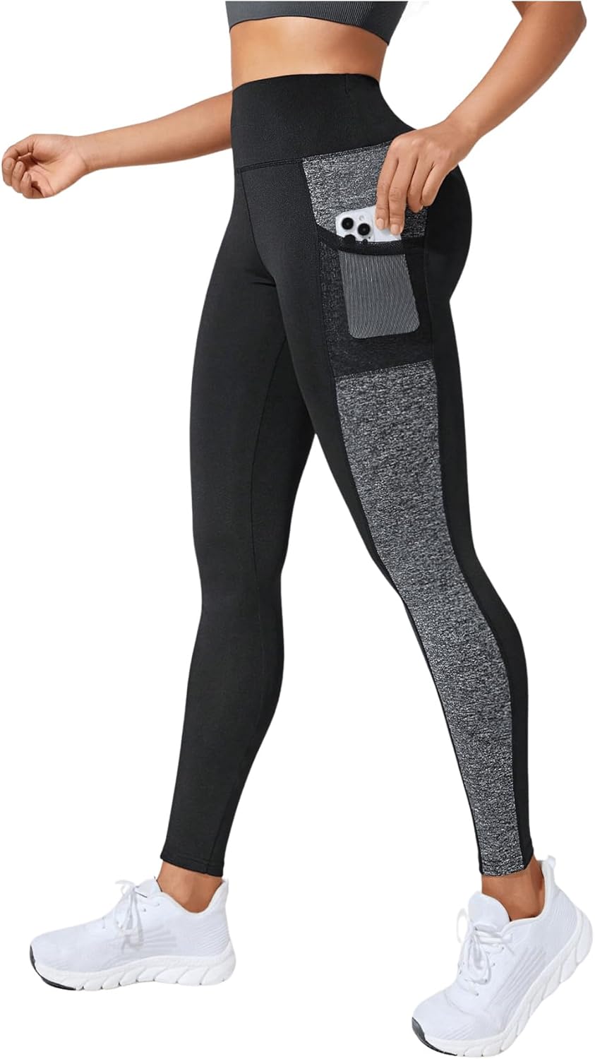WDIRARA High Waisted Yoga Pants: Tummy Control & Pockets