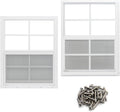 NeatiEase 2 Pack Shed Window 24 in x 36 in - Durable Flush Mount