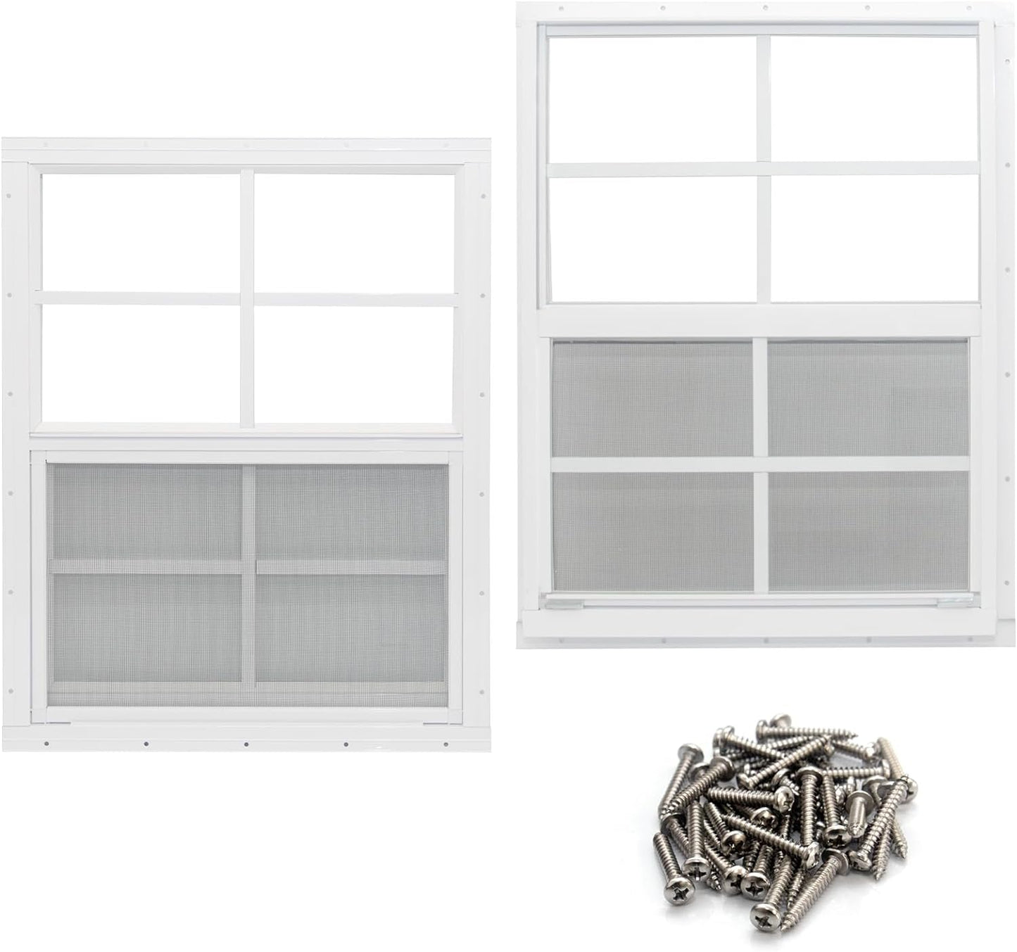 NeatiEase 2 Pack Shed Window for Effective Ventilation and Light