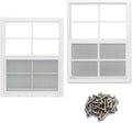 NeatiEase 2 Pack Shed Window 24 in x 27 in Flush Mount - Durable