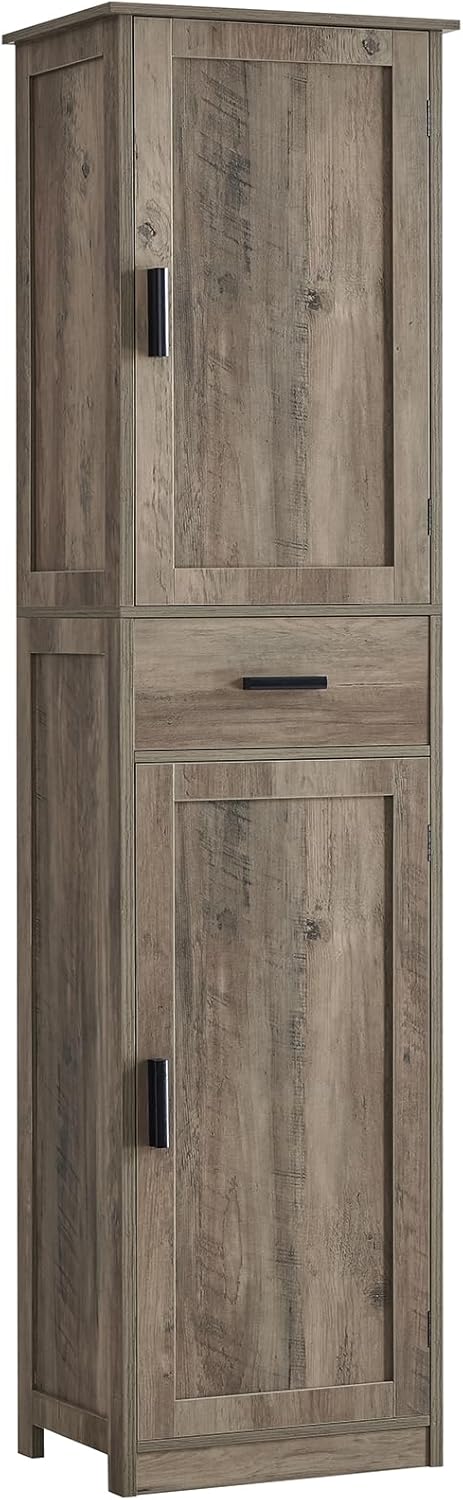 67ft' Tall Storage Cabinet for Bathroom and Living Room Use