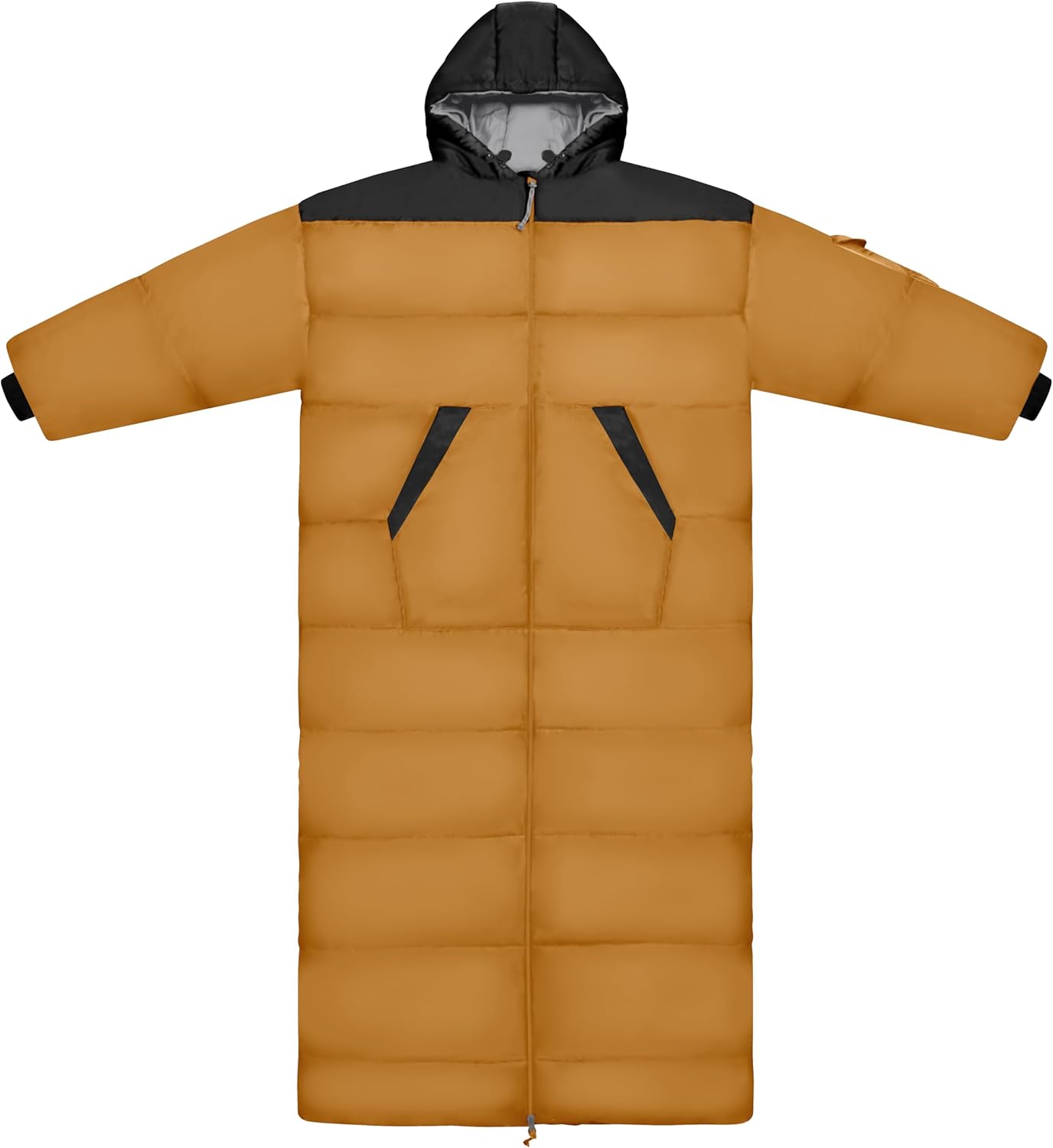 Thermotuff Wearable Sleeping Bag with Dual Hoodie for Comfort