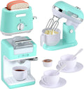 Pretend Play Kitchen Set for Kids Ages 4-8 - Real Lights & Sounds