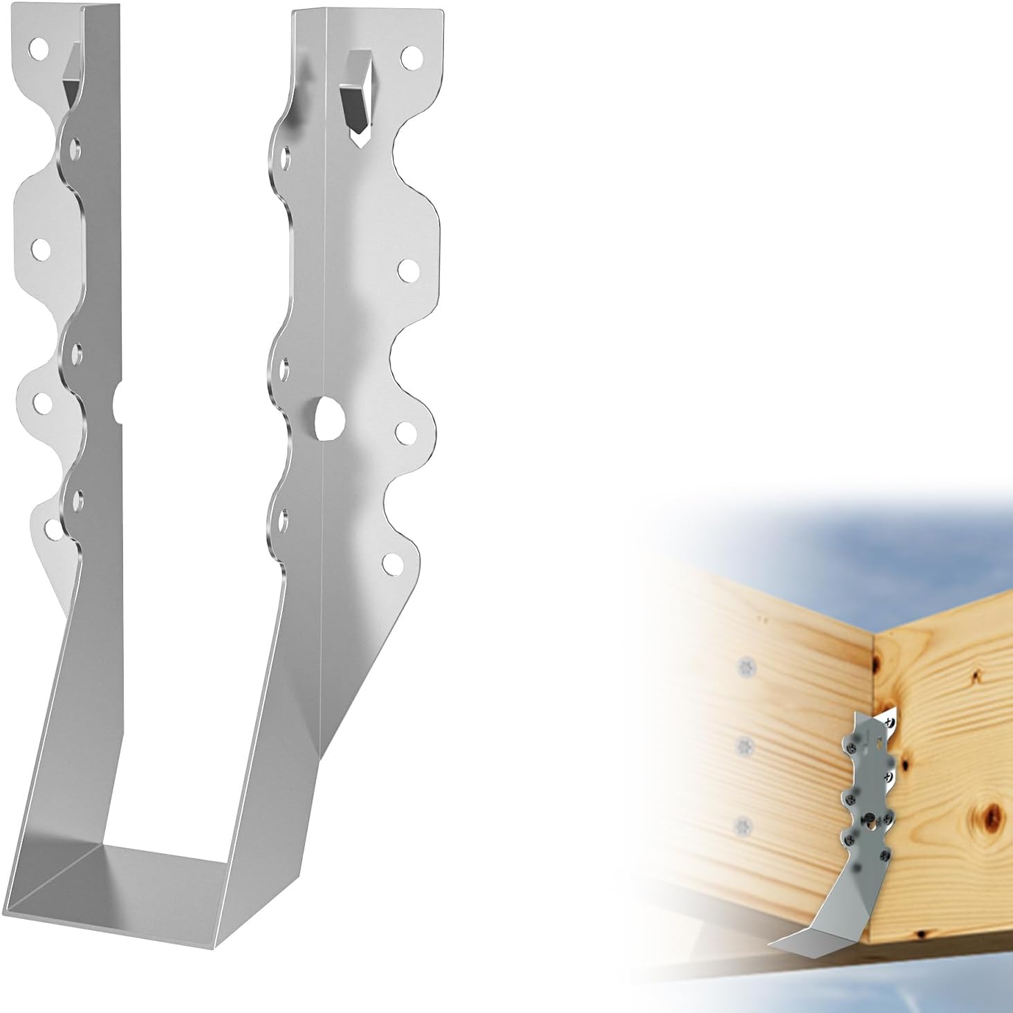 25 Pcs 2x8 Joist Hanger for Stronger Joist Connections