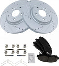 Front Ceramic Brake Pad & G-Coated Rotor Kit for 2009-2014 Acura TL