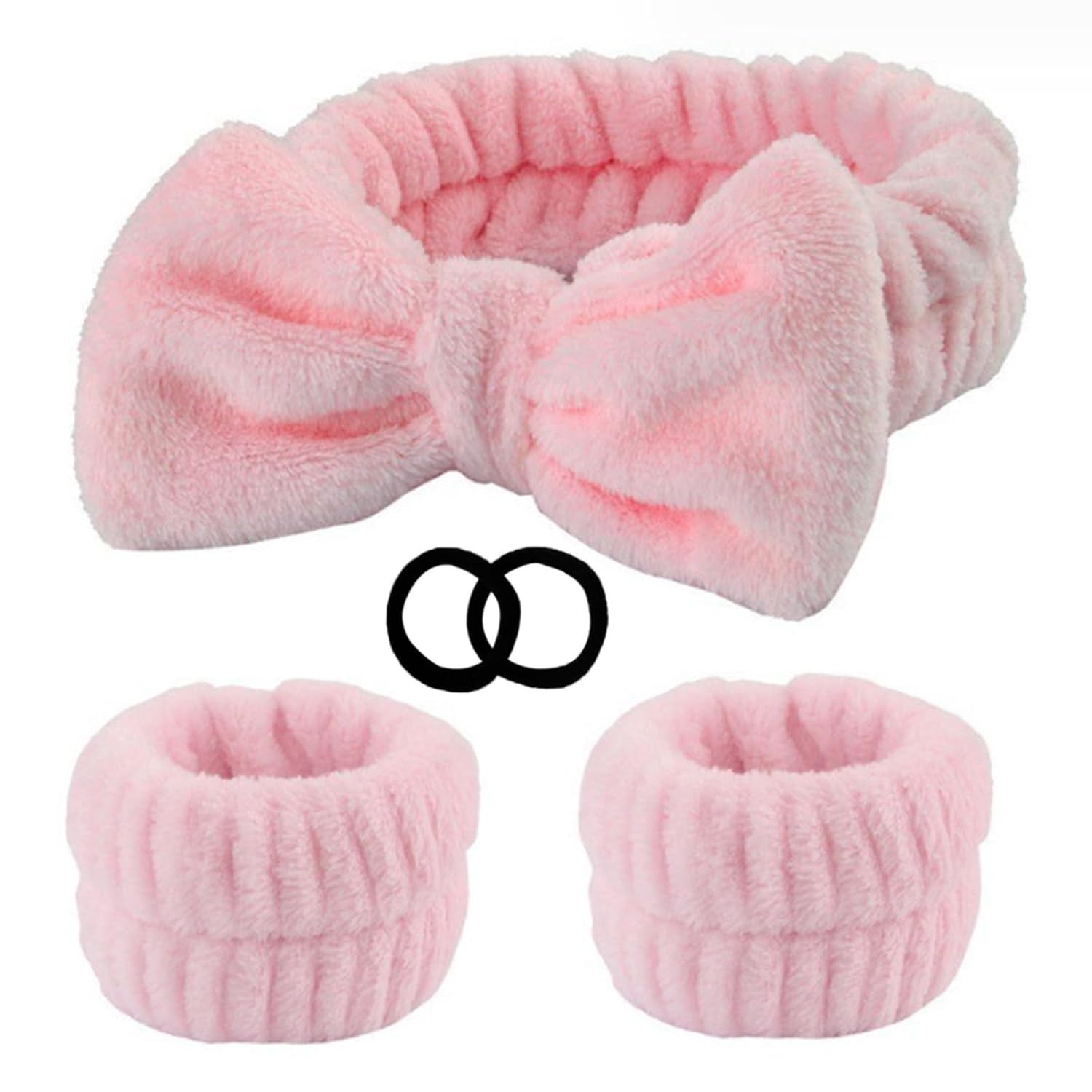 Pink Spa Headband Set - Skincare Gift for Her