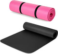 Non Slip 3/8 Inch Thick Yoga Mats - Home Workout Essential!