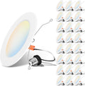 LED Recessed Light 6in Color Selectable 5CCT 10W Downlight - Dimmable