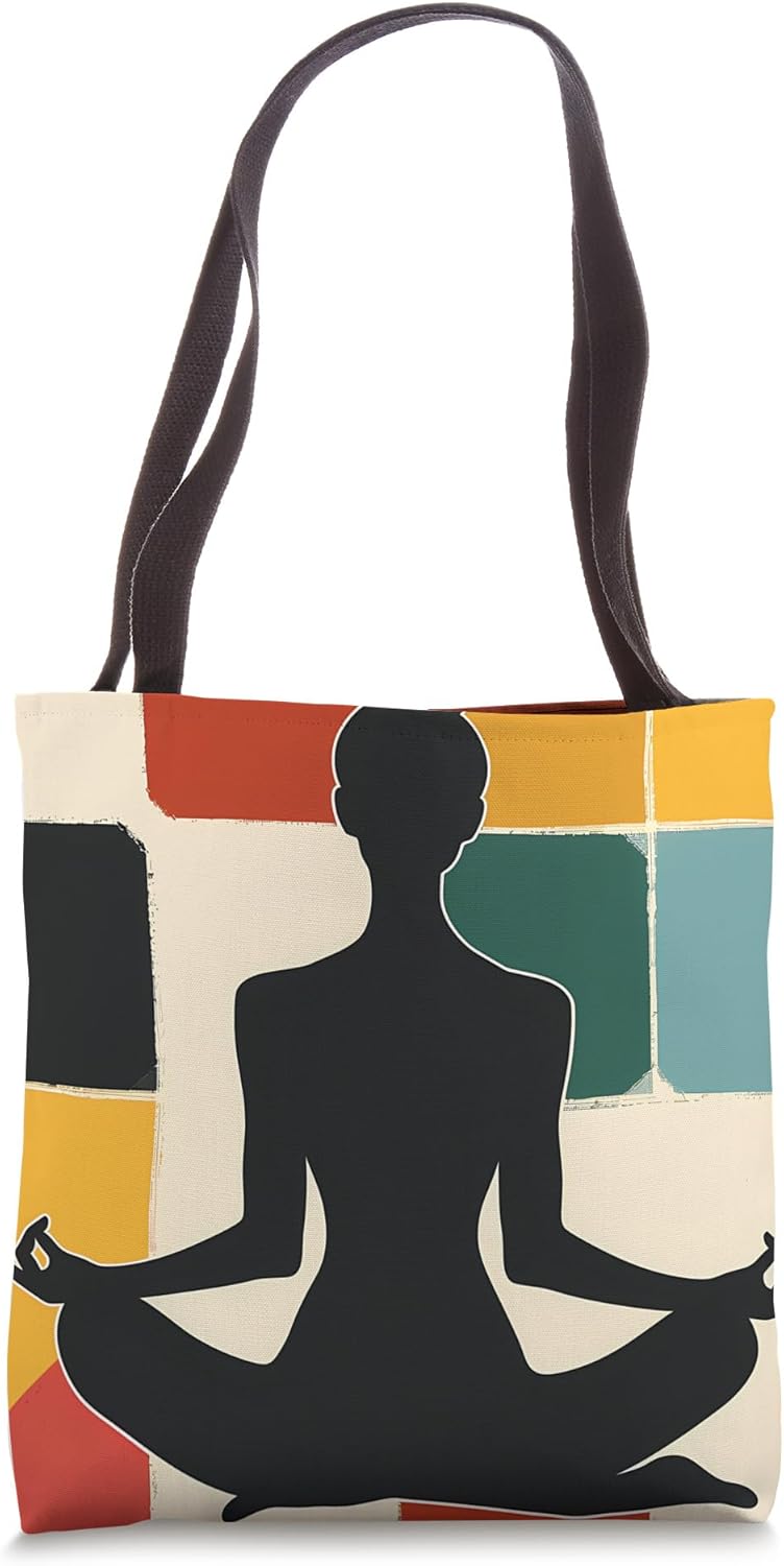 Stylish Color Block Tote Bag