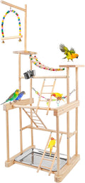 Bird Playground 4 Layer Parrot Play Stand for Small and Medium Birds