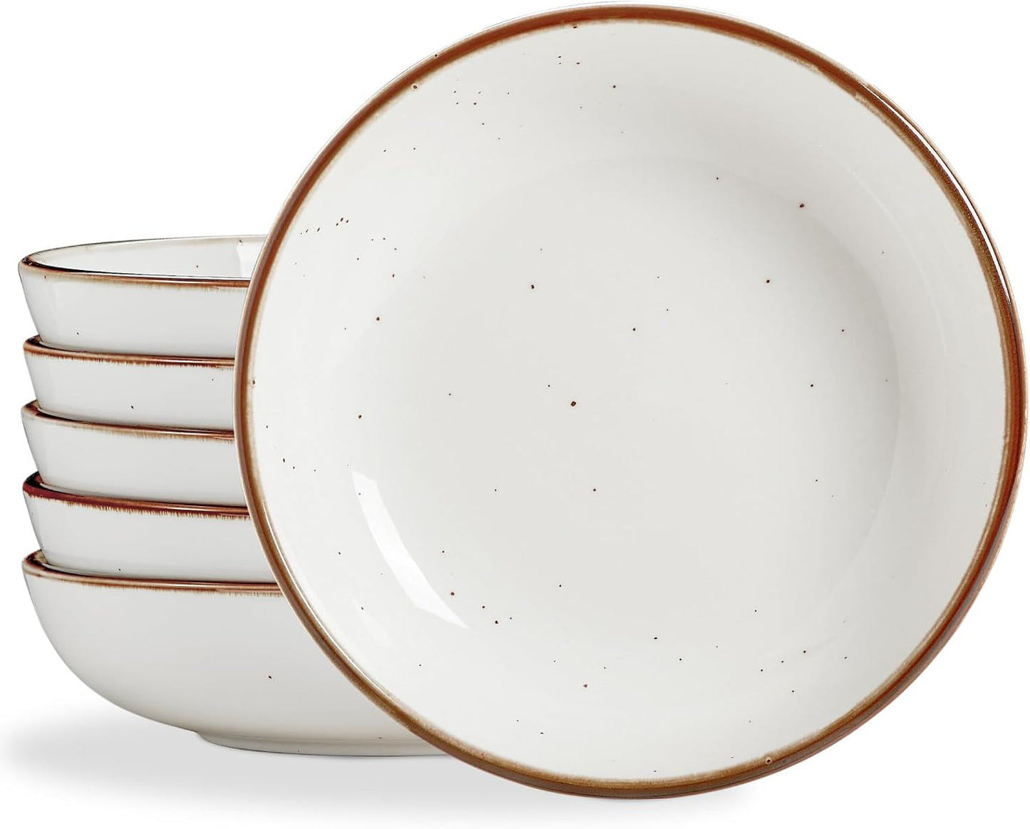 30 Oz Porcelain Salad Pasta Bowls Set of 6 for Every Meal