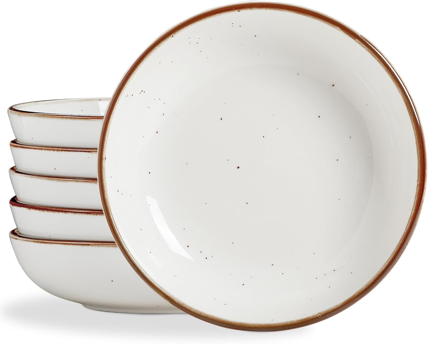 30 Oz Porcelain Salad Pasta Bowls Set of 6 for Every Meal