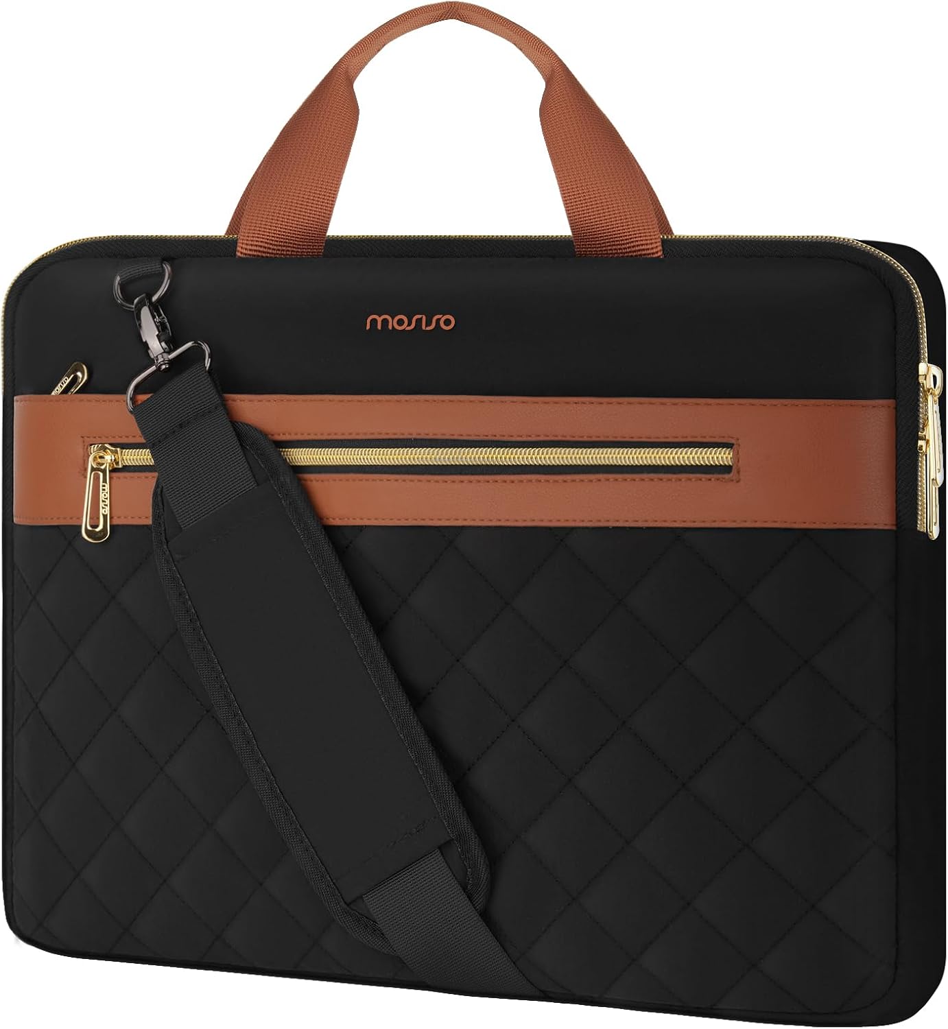 MOSISO Laptop Shoulder Bag for 15.6 inch Computers and More