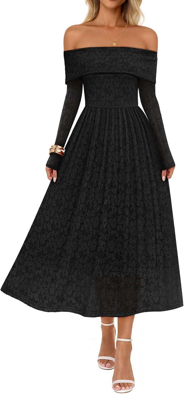 MEROKEETY Women's Floral Midi Dress for Elegant Occasions