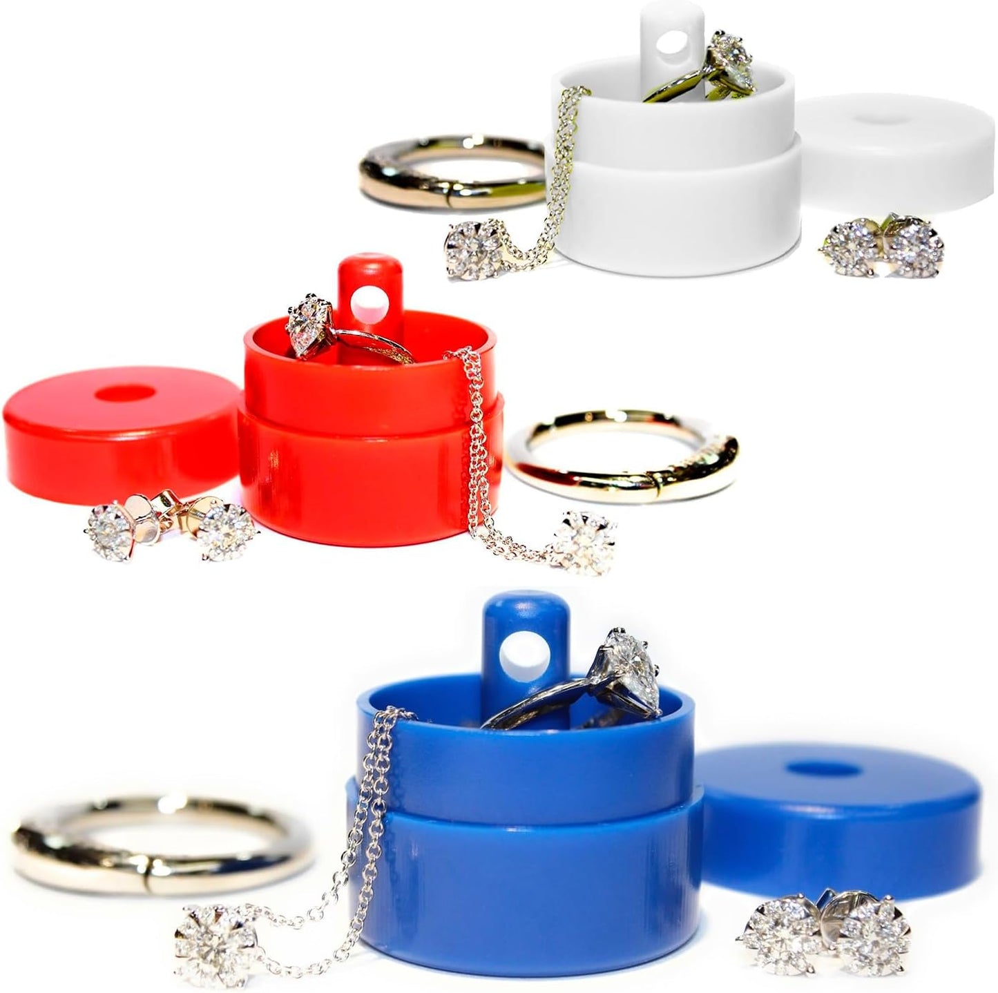 Lion Latch Travel Jewelry Box Case for Secure Jewelry Storage
