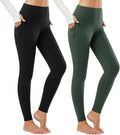 fleece lined leggings thermal tights - warm high waisted winter
