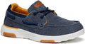 OrthoComfoot Men's Canvas Orthopedic Slip-On Loafers - Arch Support