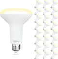 24 Pack Indoor Flood Light Bulbs BR30 LED Dimmable - Soft White