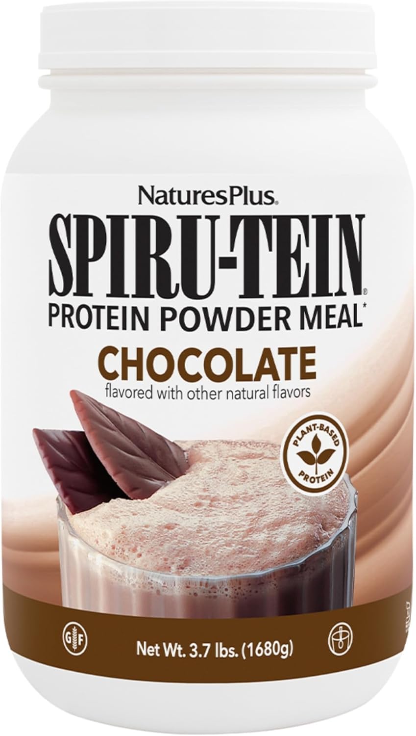 SPIRU-TEIN Chocolate Plant-Based Protein Shake - 3.7 lbs