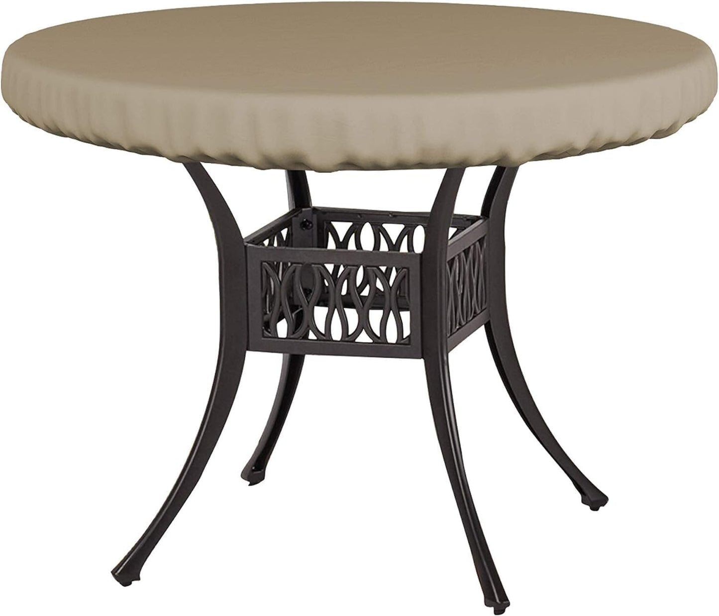 Durable Waterproof Round Table Top Cover for Outdoor Furniture