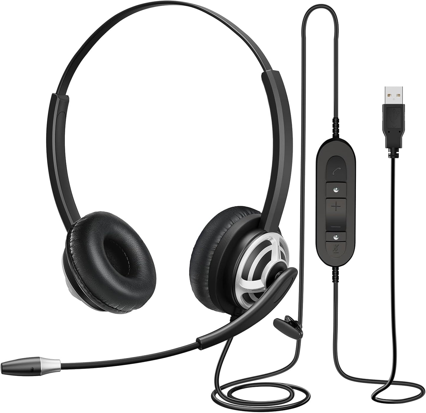 MAIRDI USB Headset with Microphone for Clear Communication