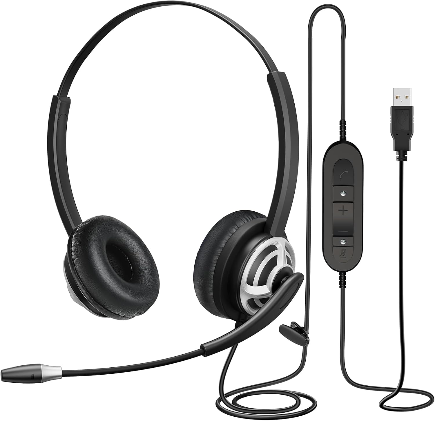 MAIRDI USB Headset with Microphone for Clear Communication