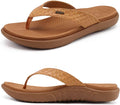 KuaiLu Womens Flip Flops with Plantar Fasciitis Arch Support woven