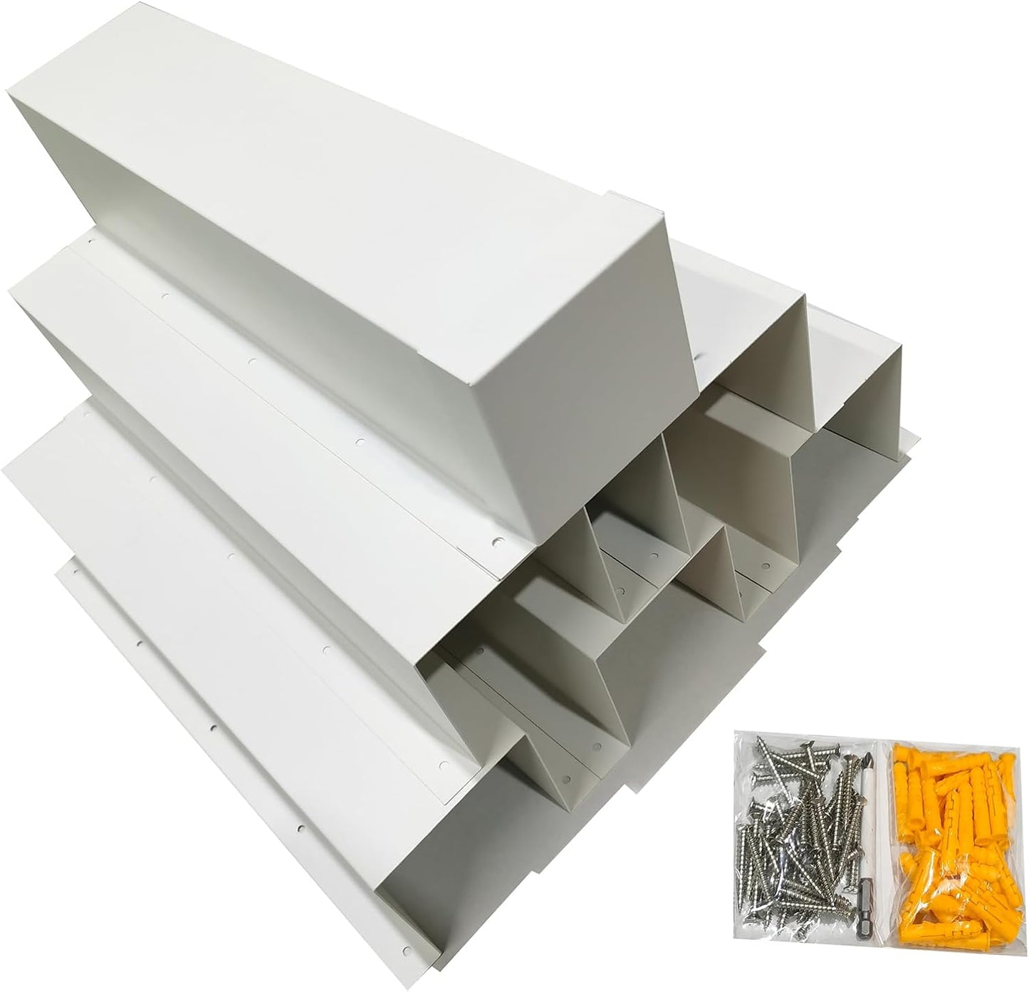 White Decorative Line Cover Kit for Mini Split AC - AHUIJ