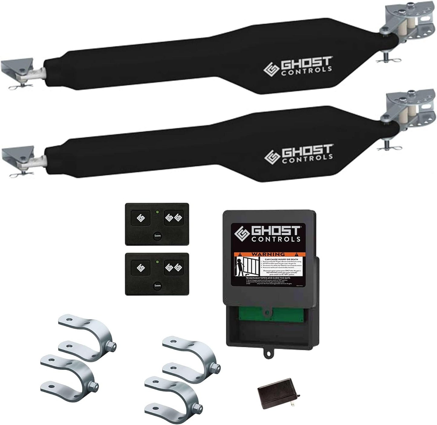 Heavy-Duty Automatic Gate Opener Kit for Dual Swing Gates