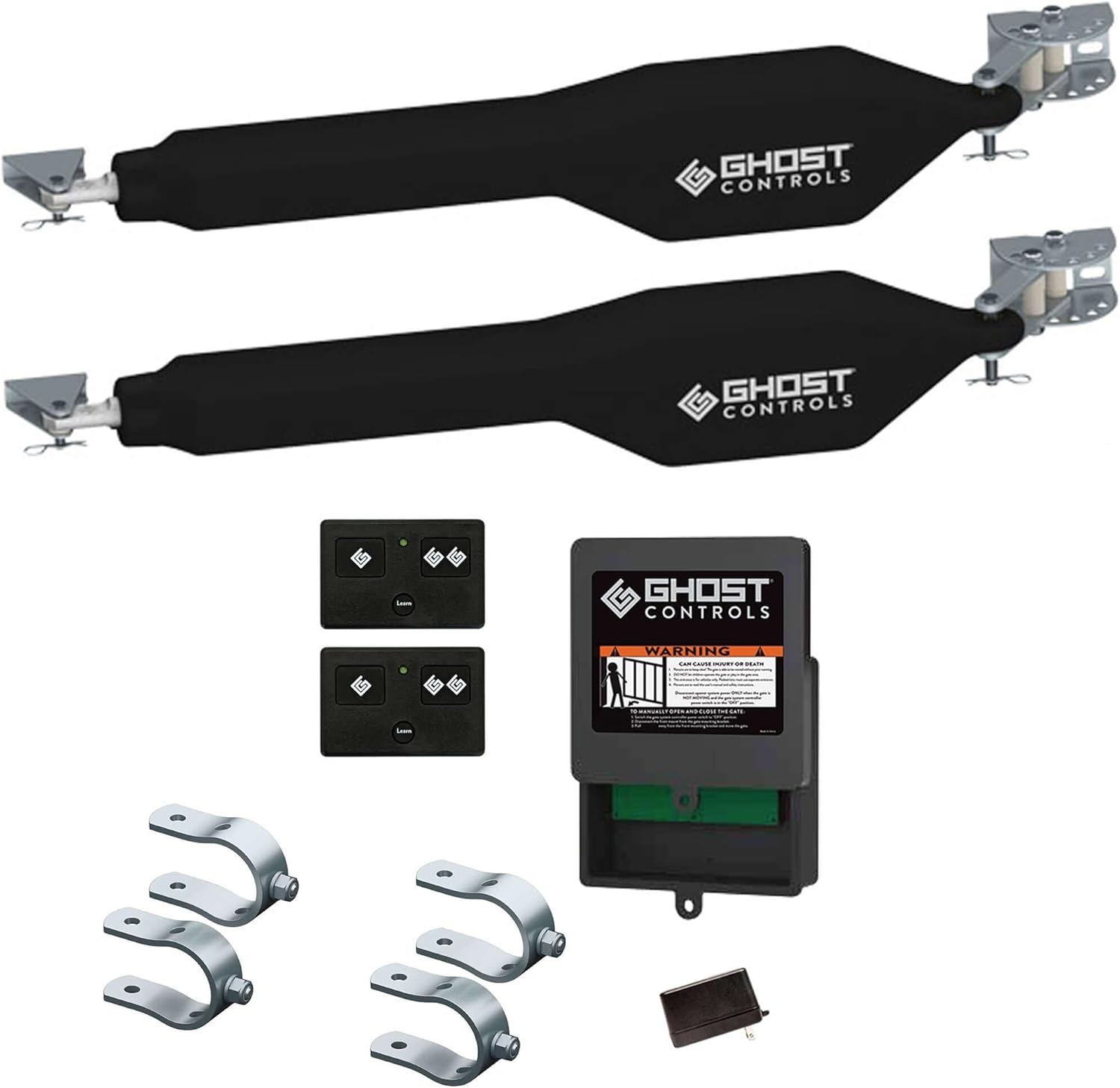 Heavy-Duty Automatic Gate Opener Kit for Dual Swing Gates