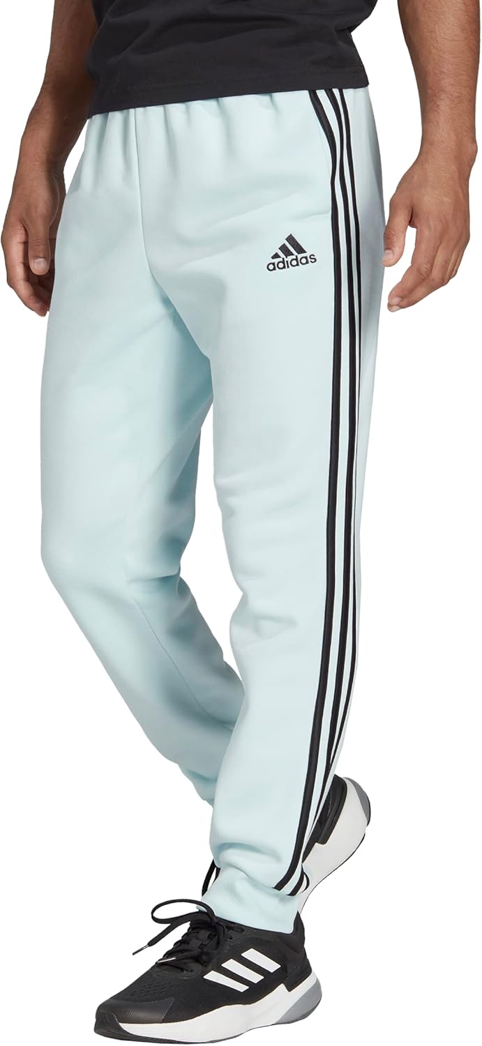 adidas Men's Essentials Fleece Tapered Cuff Pants for Comfort
