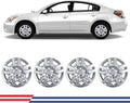 Winjet 16ft Chrome Hubcaps for 2007-2012 Nissan Altima - Snap-On Fit